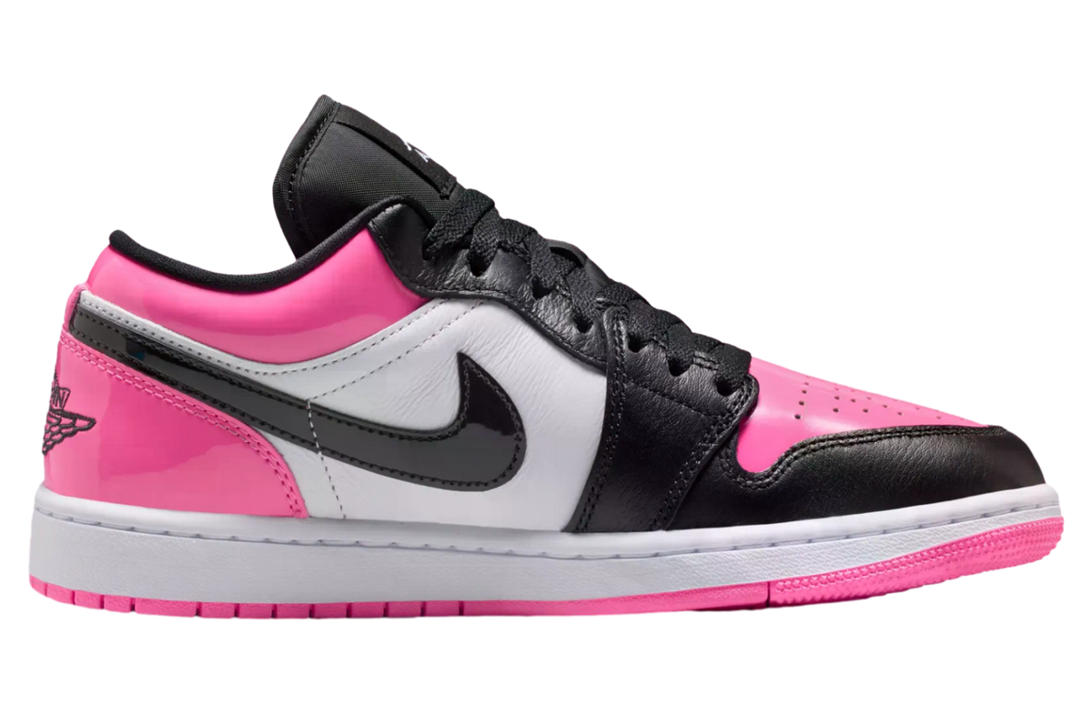 Air Jordan 1 Low Black / Pink Patent - Image 4