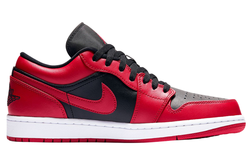 Air Jordan 1 Low Black / Varsity Red - Image 3