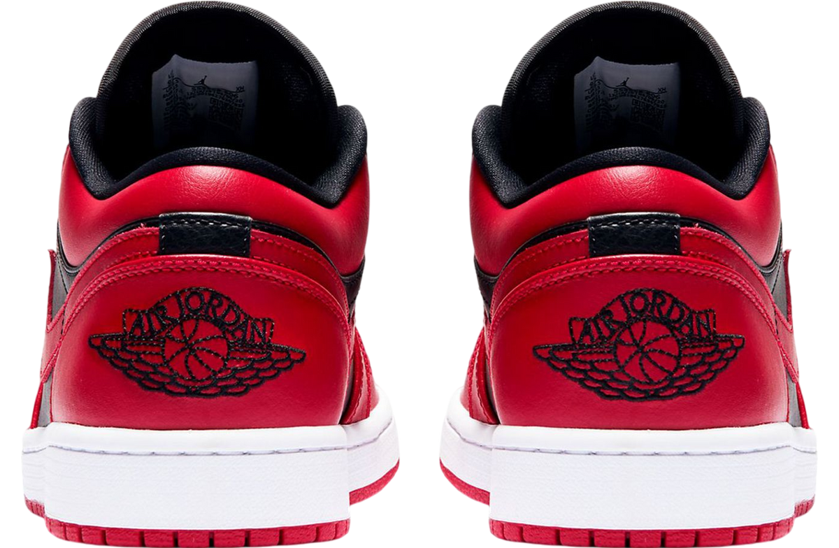 Air Jordan 1 Low Black / Varsity Red - Image 5