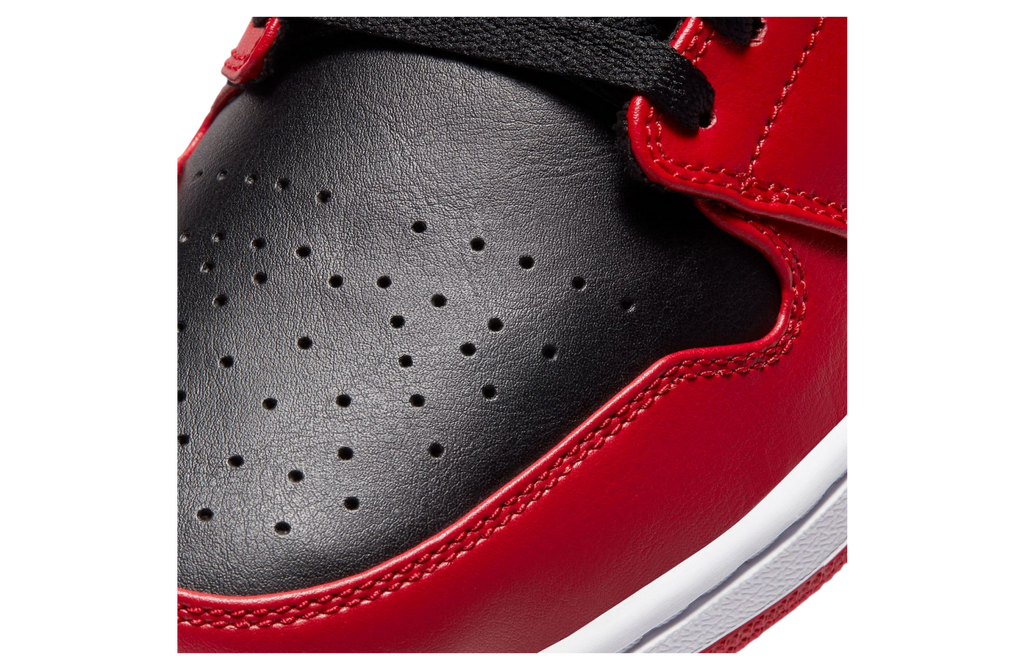 Air Jordan 1 Low Black / Varsity Red - Image 7