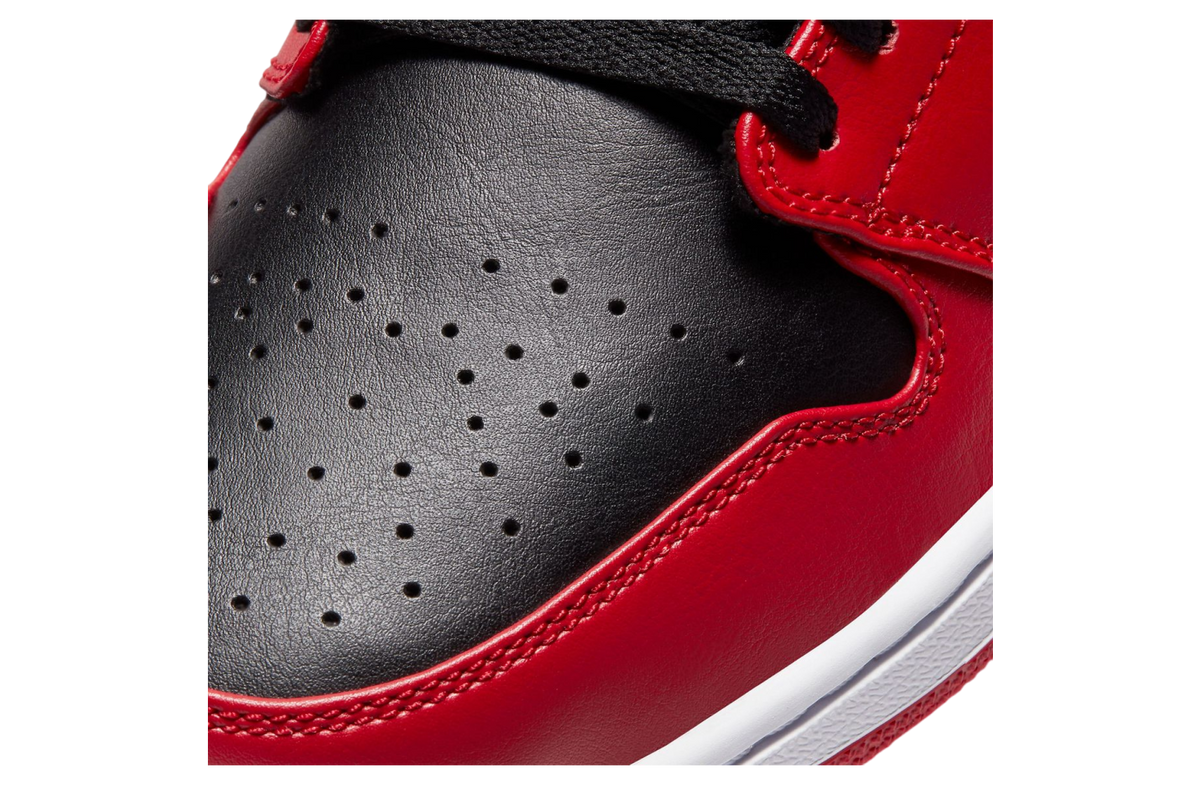 Air Jordan 1 Low Black / Varsity Red - Image 7