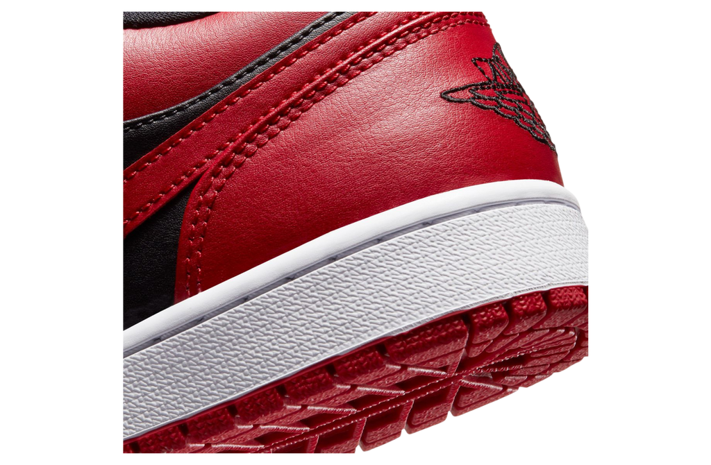 Air Jordan 1 Low Black / Varsity Red - Image 8