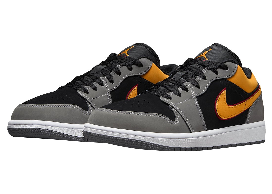 Air Jordan 1 Low Black Vivid Orange - Image 2