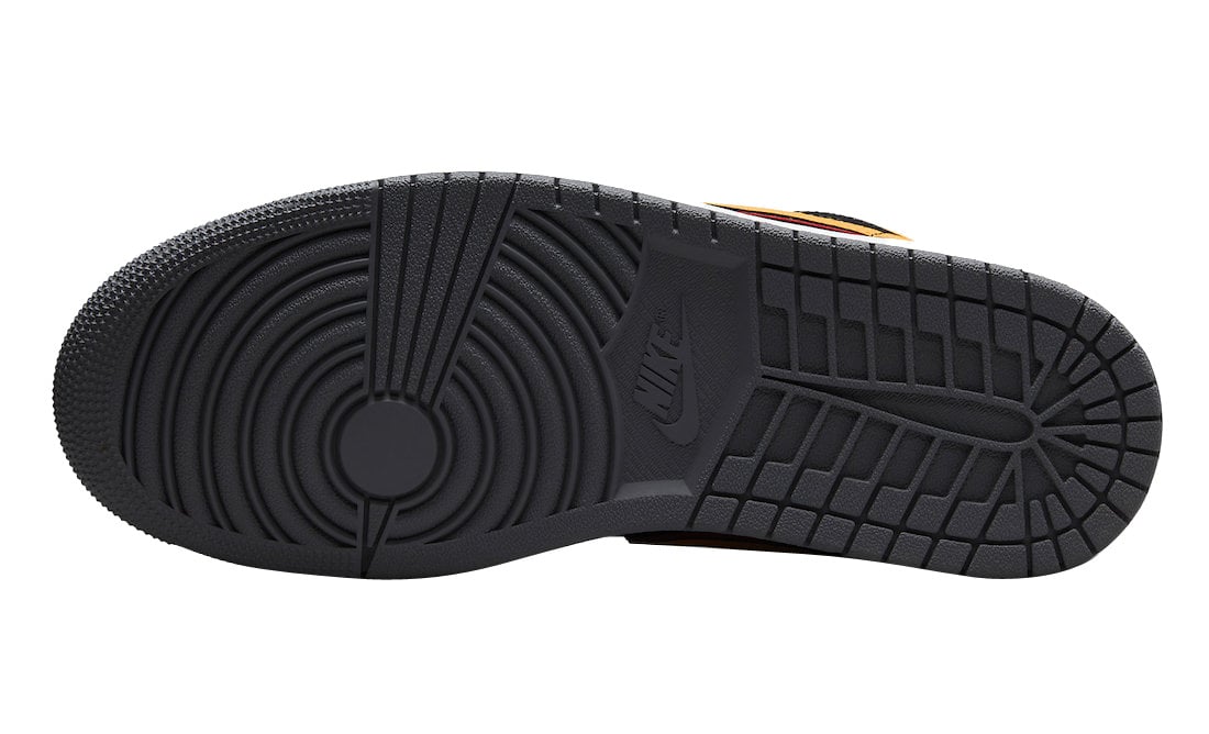 Air Jordan 1 Low Black Vivid Orange - Image 6
