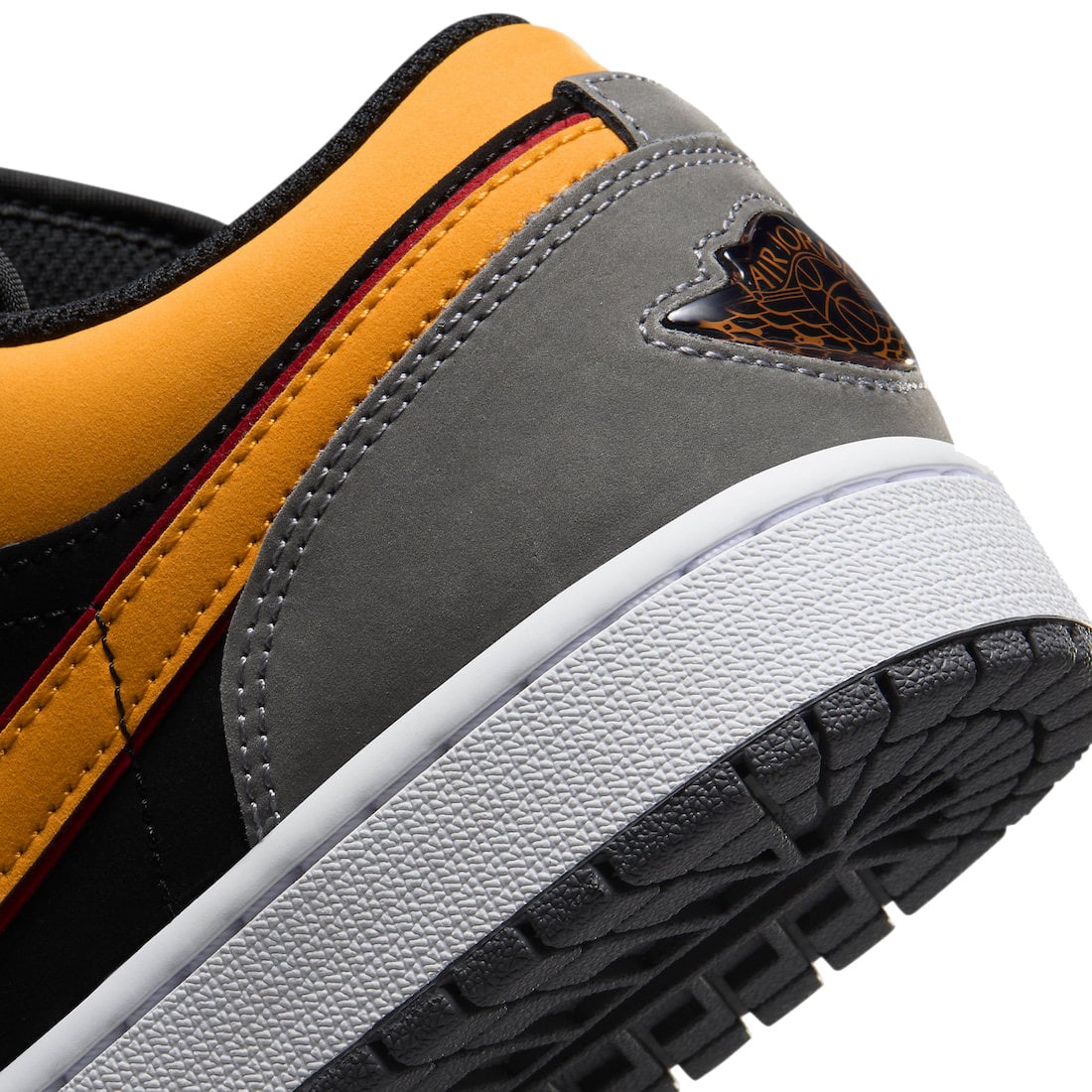 Air Jordan 1 Low Black Vivid Orange - Image 8
