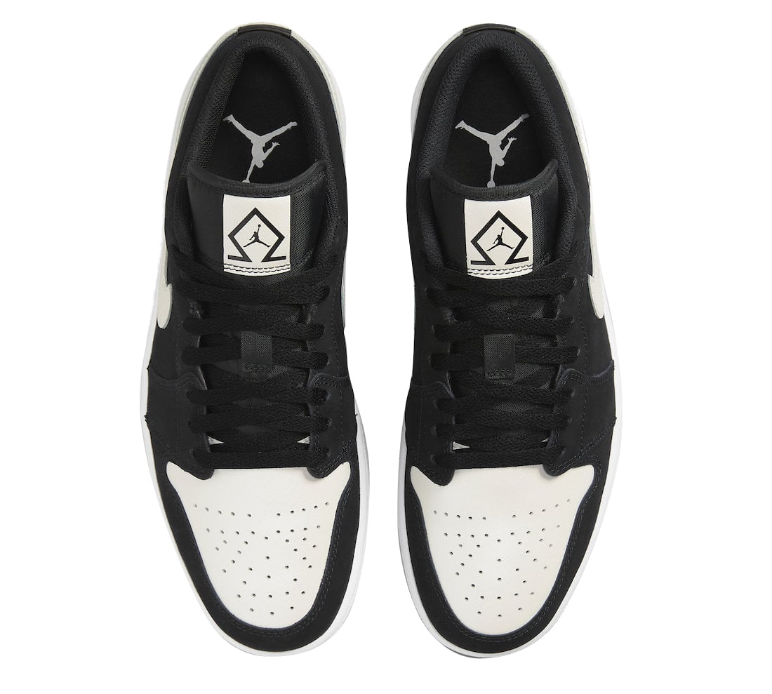 Air Jordan 1 Low Black White - Image 4