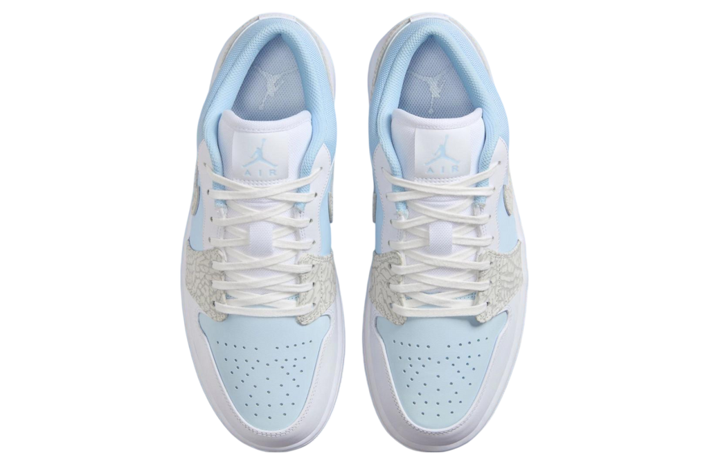 Air Jordan 1 Low Blue Tint Elephant Print - Image 4