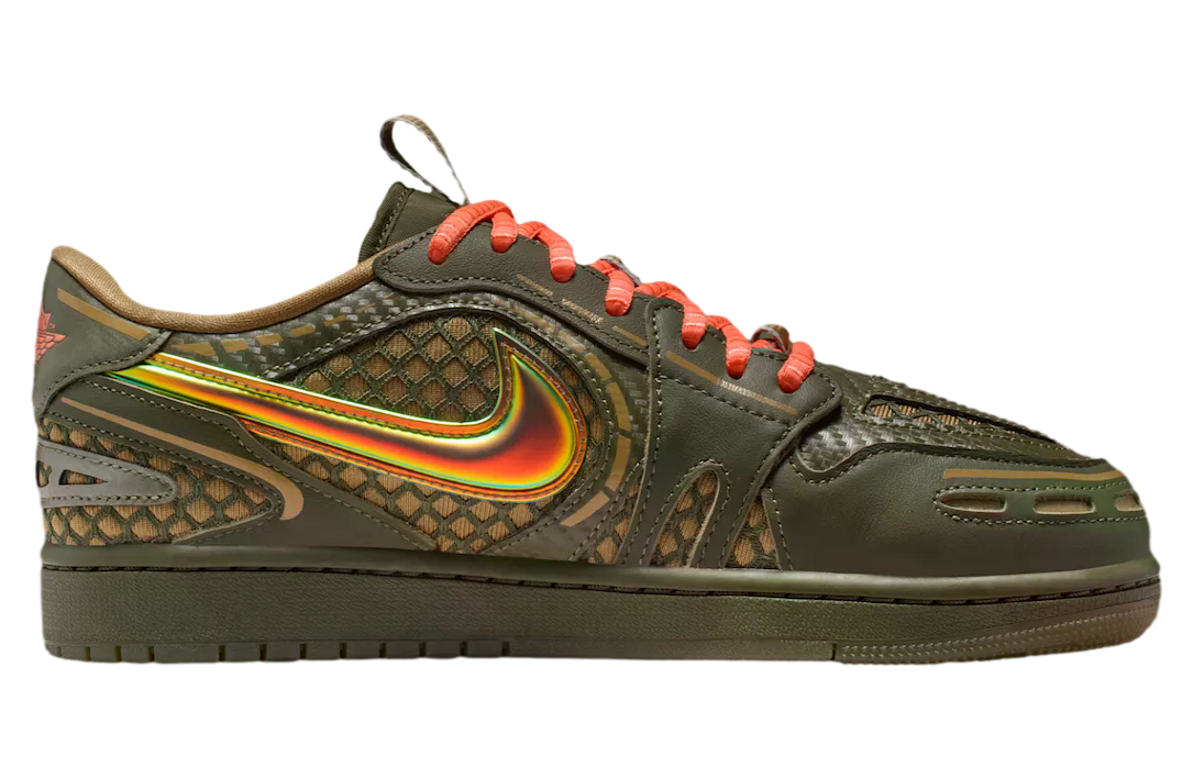 Air Jordan 1 Low Brown Kelp / Light Wild Mango - Image 3