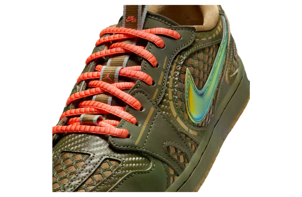 Air Jordan 1 Low Brown Kelp / Light Wild Mango - Image 7