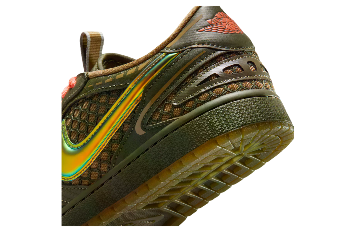 Air Jordan 1 Low Brown Kelp / Light Wild Mango - Image 8