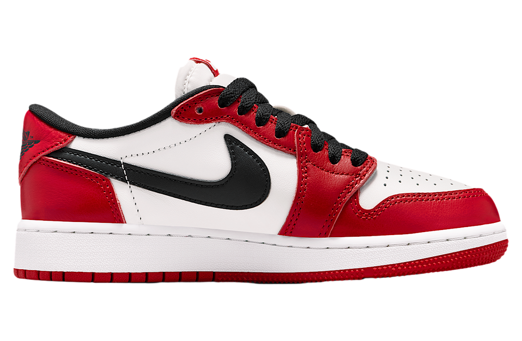 Air Jordan 1 Low Chicago GS Varsity Red / Summit White - Image 3
