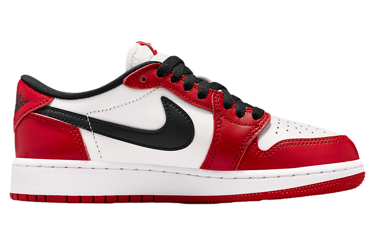 Air Jordan 1 Low Chicago GS Varsity Red / Summit White - Image 3