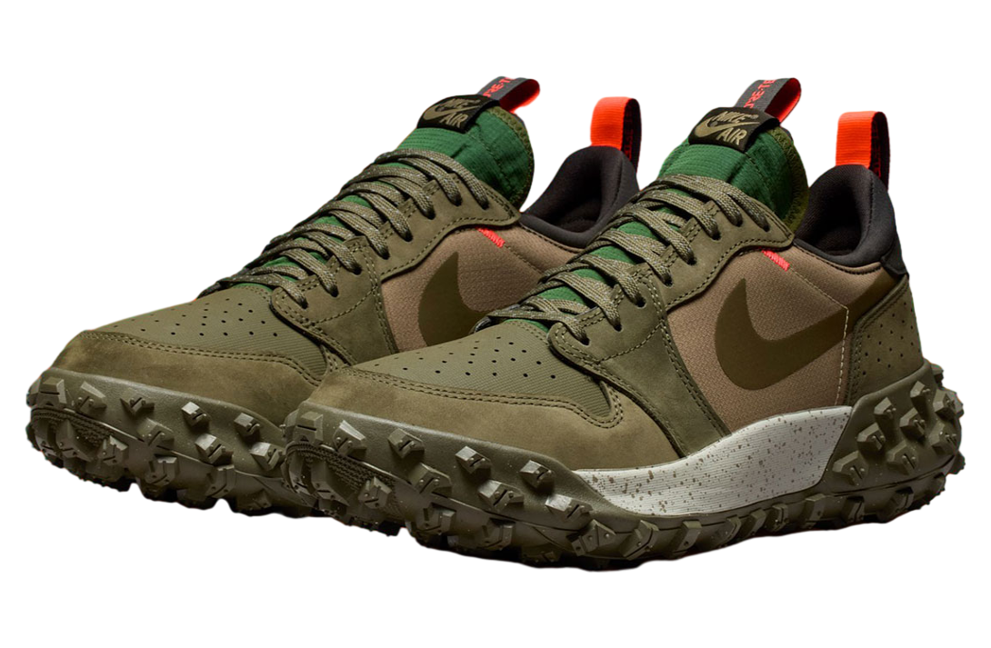 Air Jordan 1 Low Element Medium Olive / Total Crimson - Image 2