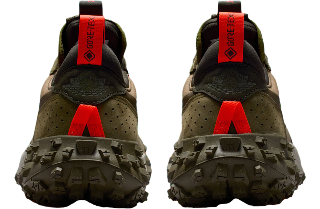 Air Jordan 1 Low Element Medium Olive / Total Crimson - Image 5