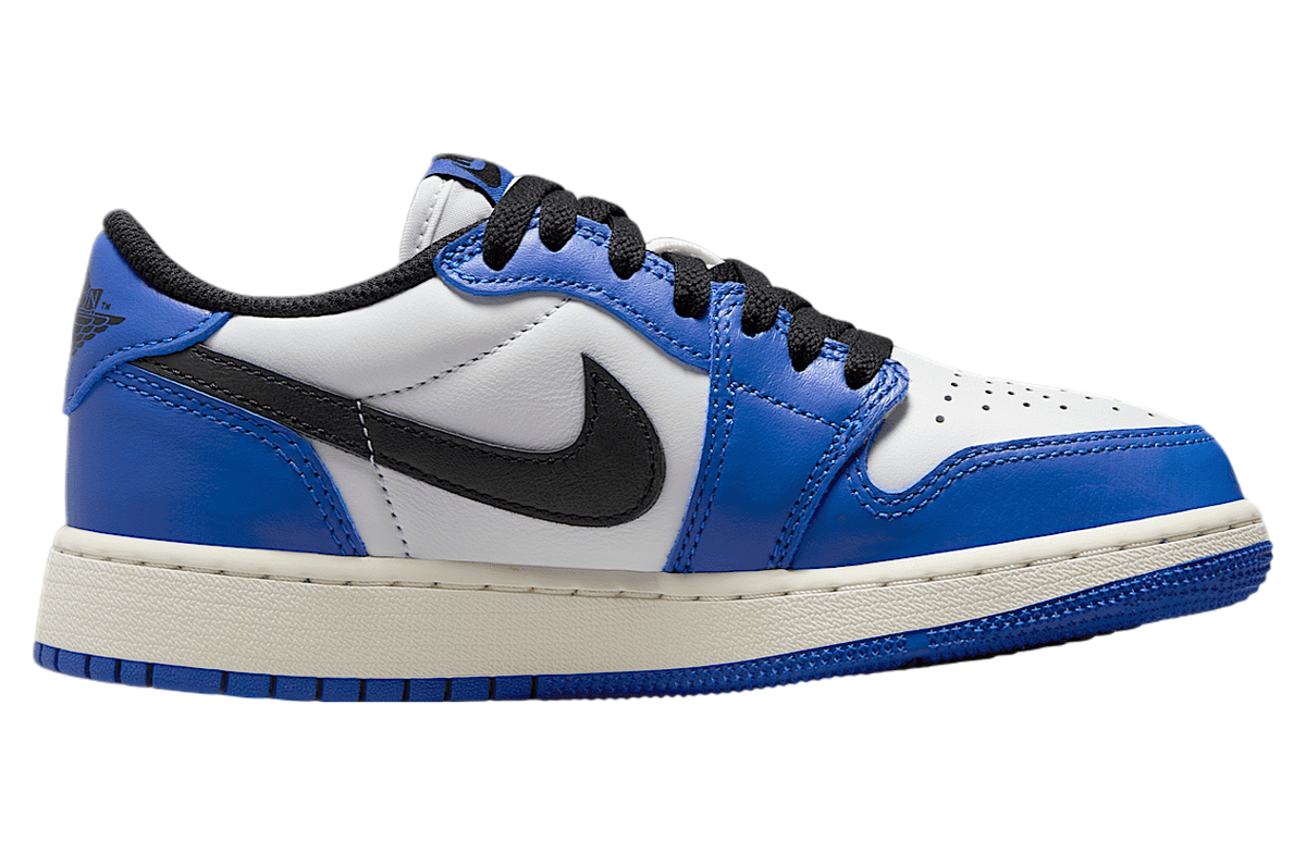 Air Jordan 1 Low Game Royal GS White / Game Royal - Image 3