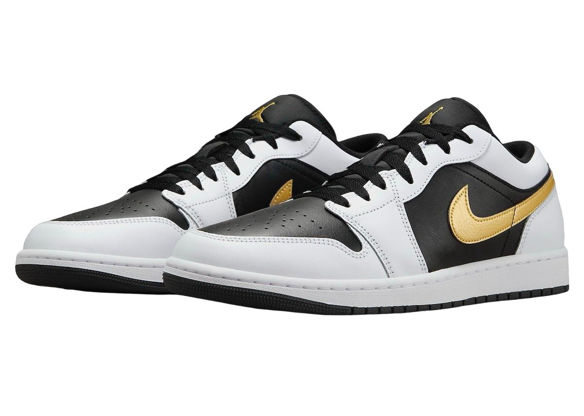 Air Jordan 1 Low Gold Swoosh - Image 2