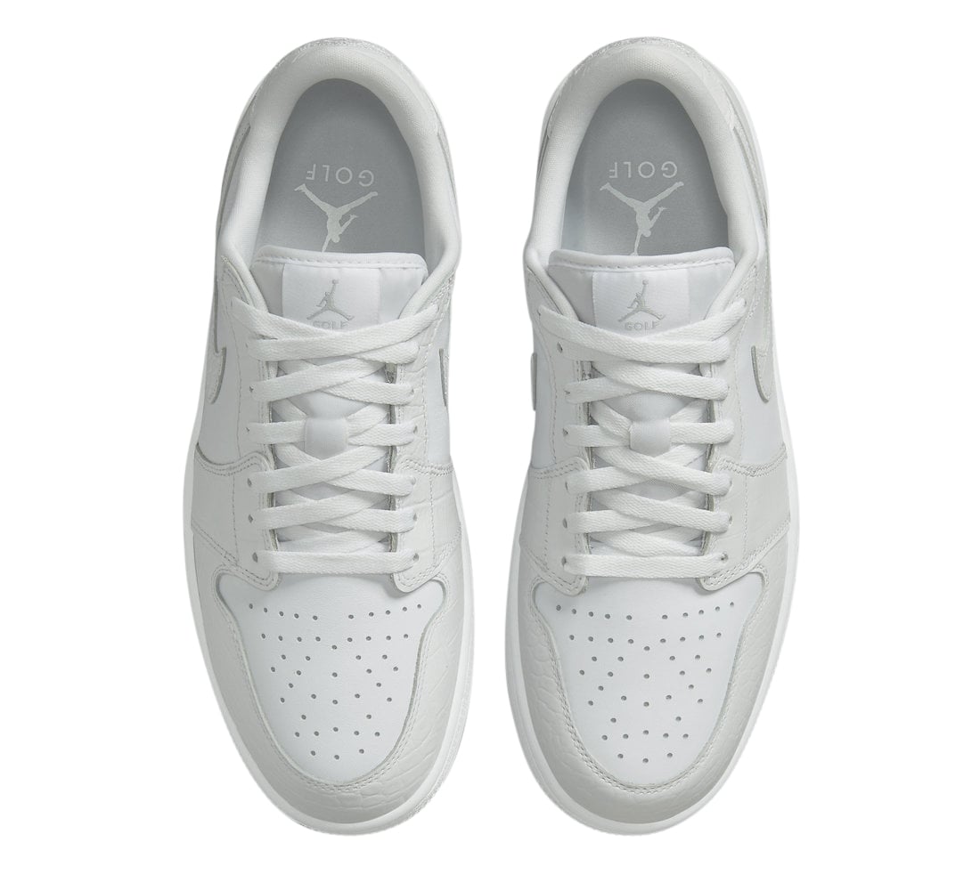 Air Jordan 1 Low Golf White Croc - Image 4