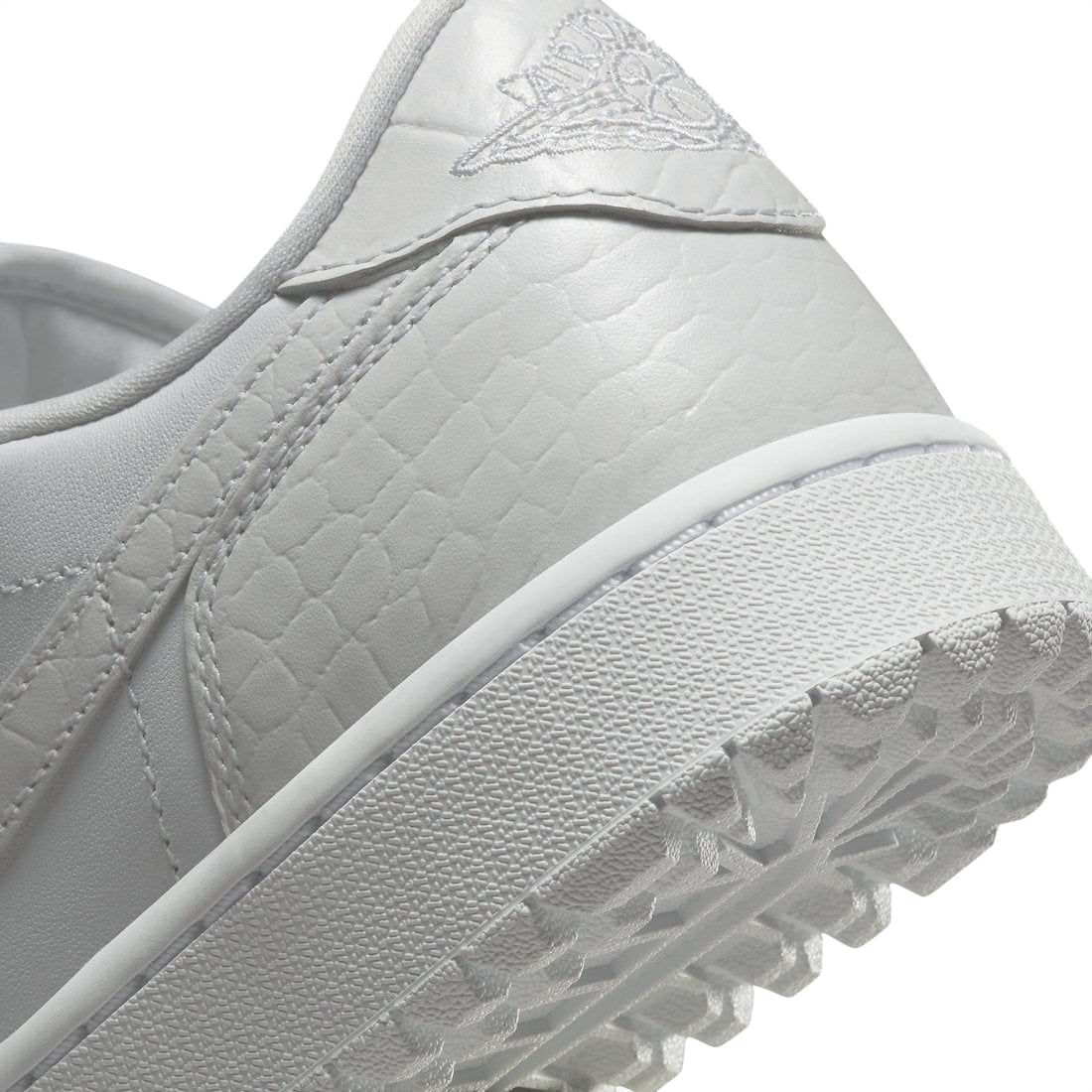 Air Jordan 1 Low Golf White Croc - Image 8