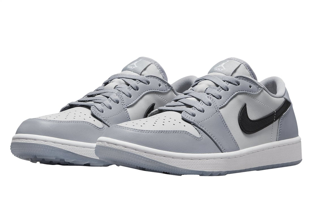 Air Jordan 1 Low Golf Wolf Grey / Black-Photon Dust- White - Image 2
