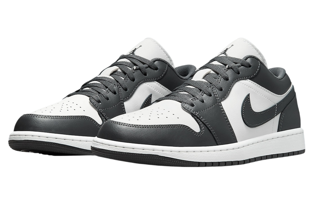 Air Jordan 1 Low Grey / White - Image 2