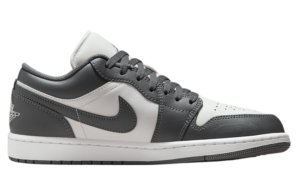 Air Jordan 1 Low Grey / White - Image 3