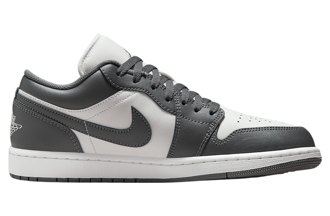 Air Jordan 1 Low Grey / White - Image 3