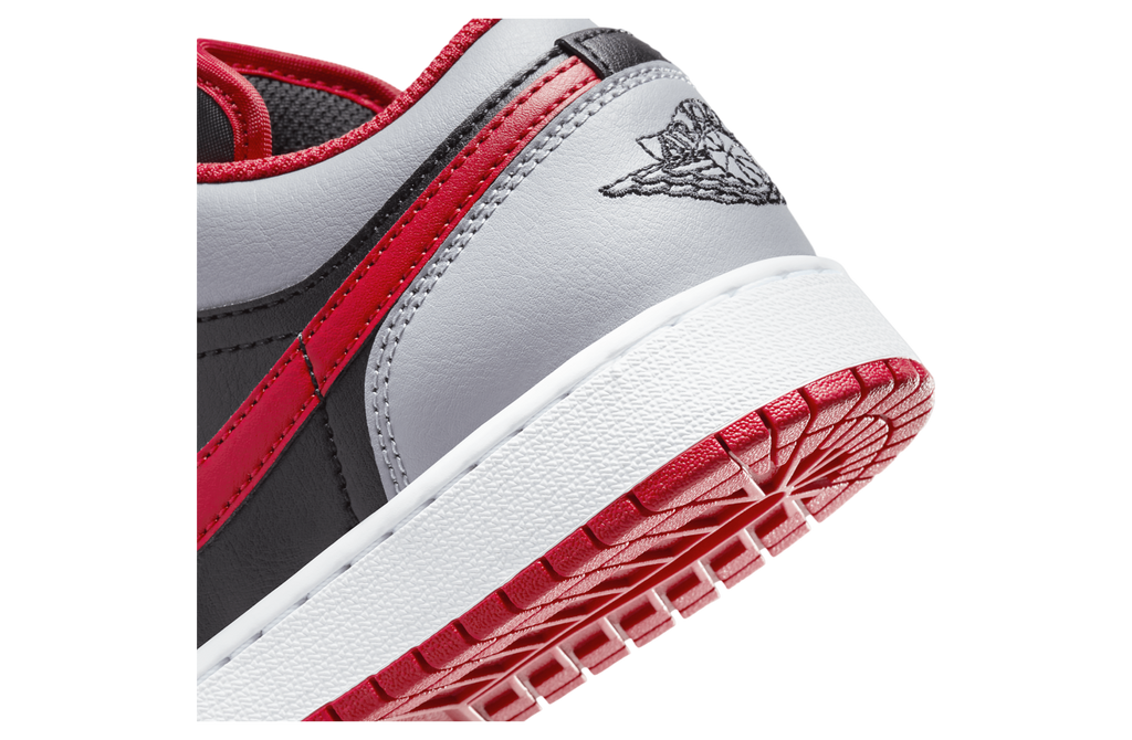 Air Jordan 1 Low GS Black / Cement Grey / Fire Red - Image 8