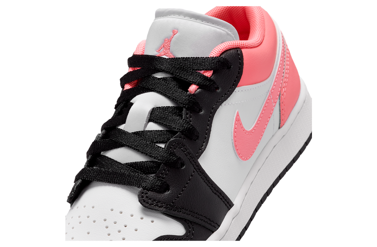 Air Jordan 1 Low GS Black / White / Pink Gaze - Image 7