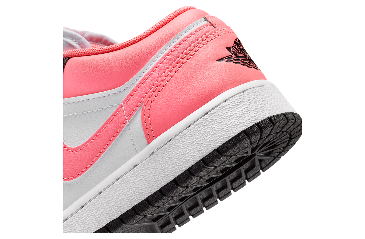Air Jordan 1 Low GS Black / White / Pink Gaze - Image 8