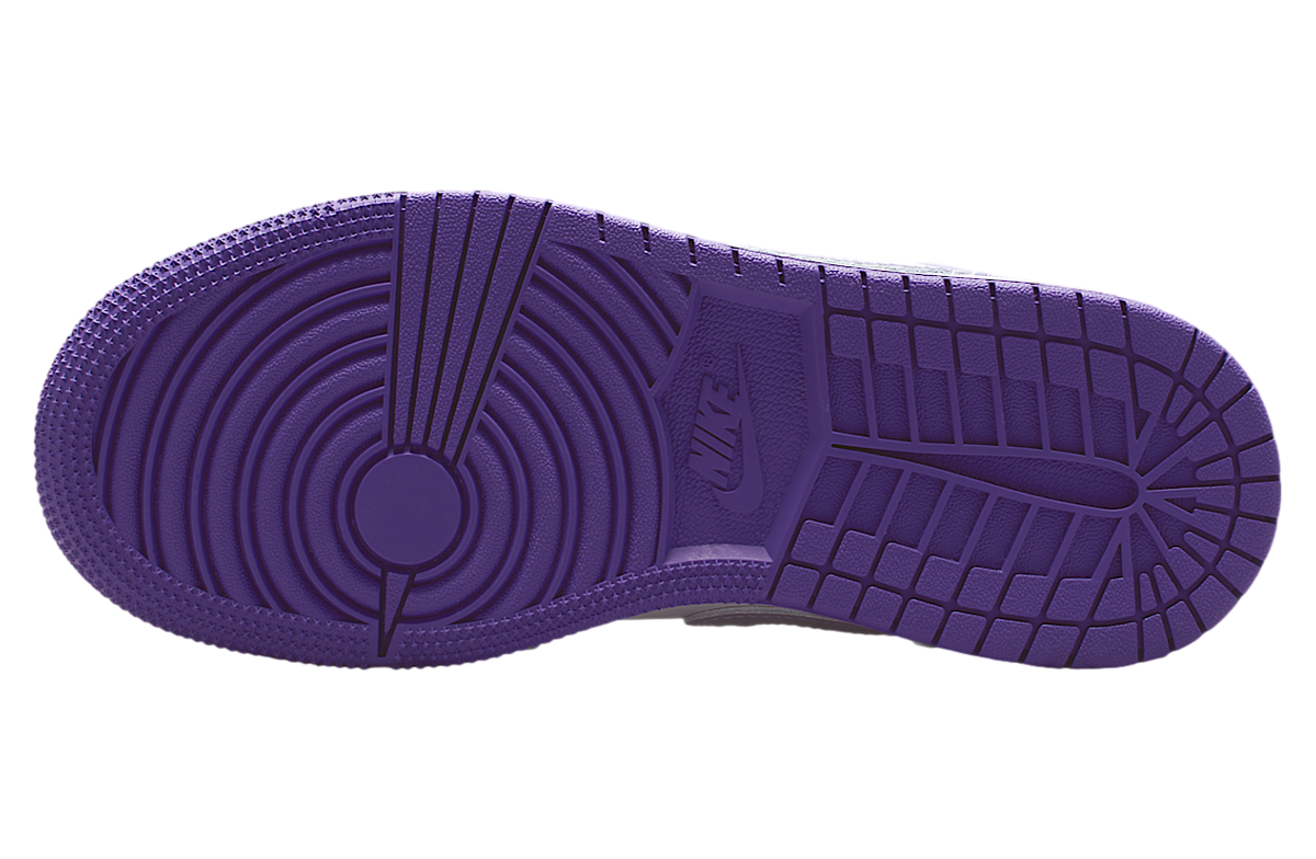 Air Jordan 1 Low GS Court Purple / White - Image 2