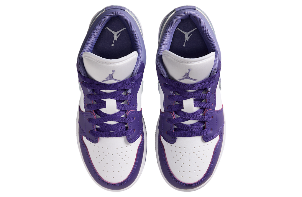 Air Jordan 1 Low GS Court Purple / White - Image 4