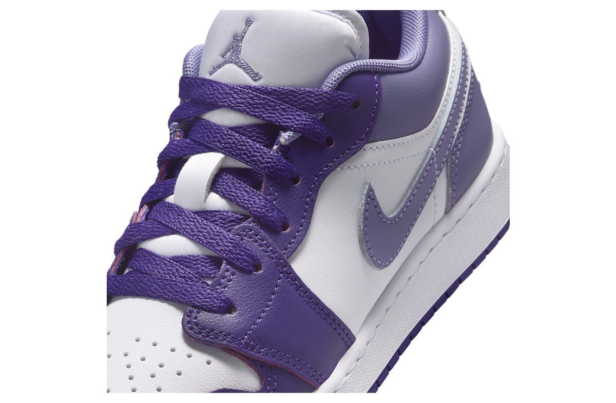 Air Jordan 1 Low GS Court Purple / White - Image 7