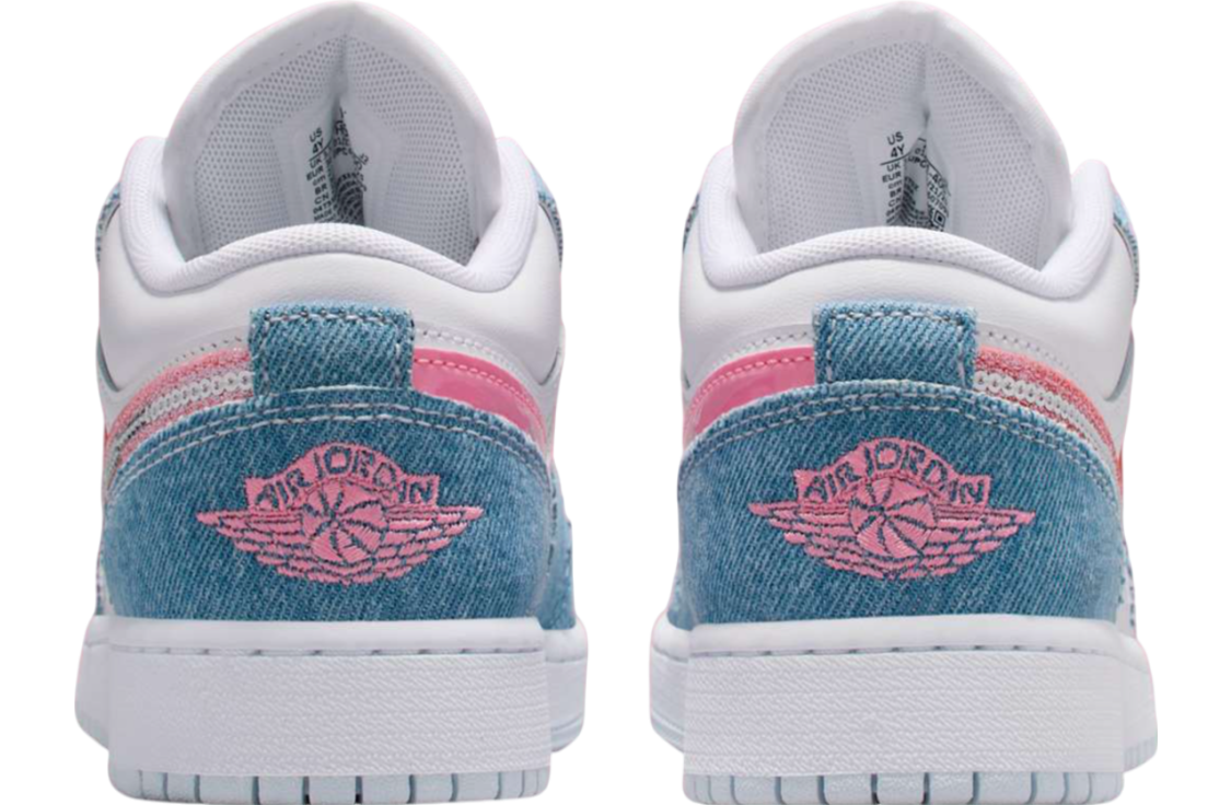 Air Jordan 1 Low GS Denim Sequin - Image 5