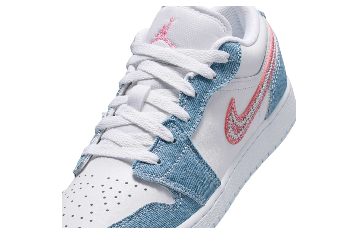 Air Jordan 1 Low GS Denim Sequin - Image 7