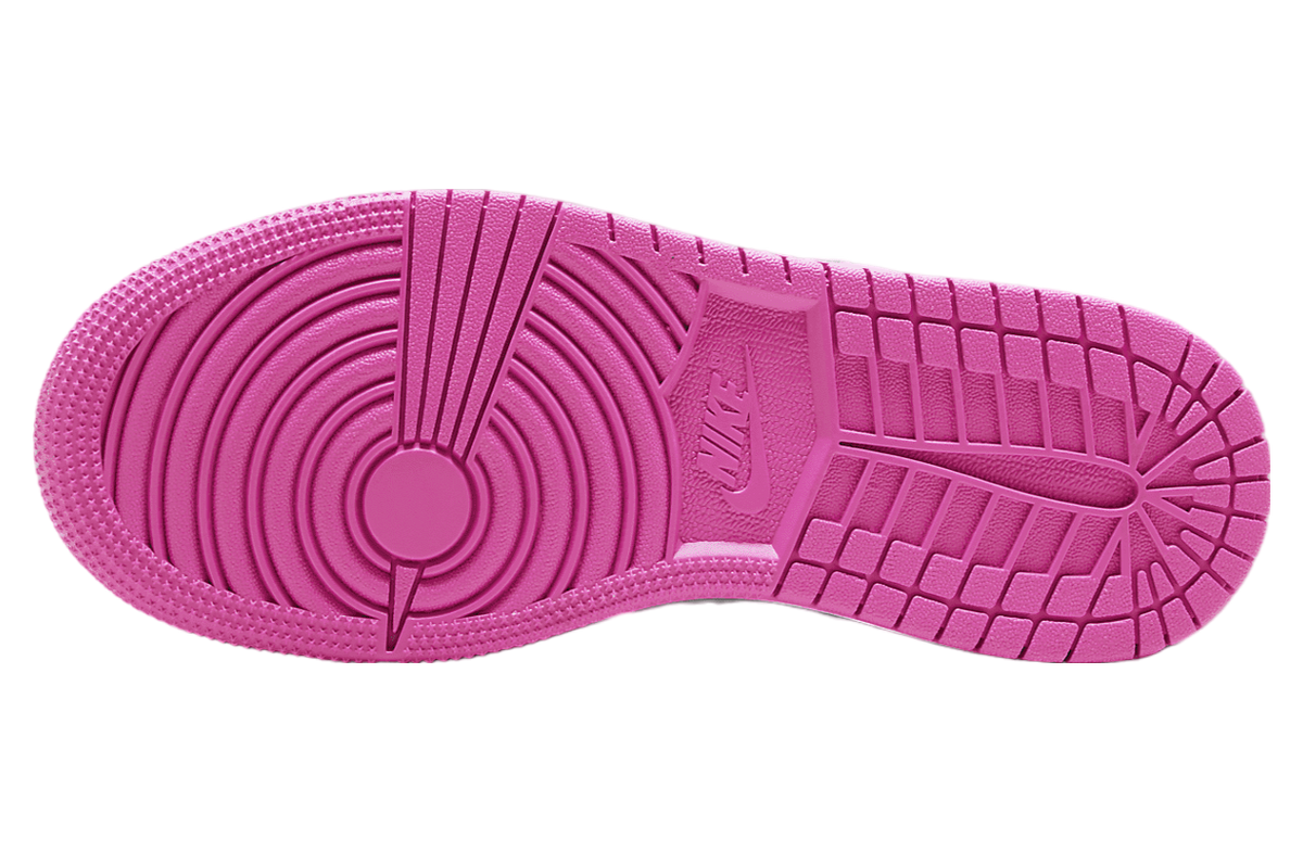 Air Jordan 1 Low GS Fire Pink / White - Image 2