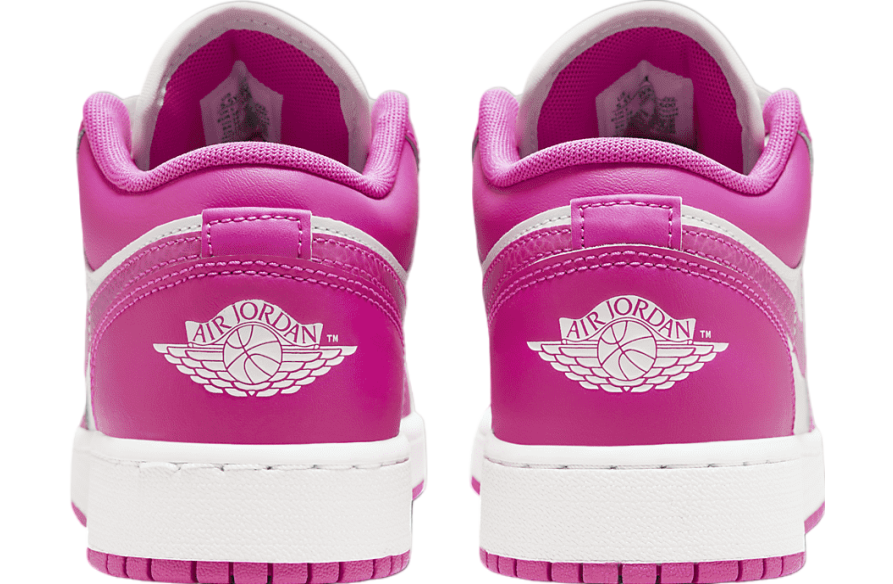 Air Jordan 1 Low GS Fire Pink / White - Image 6