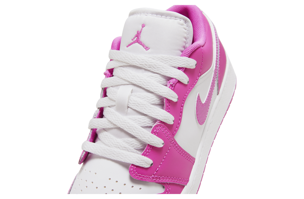 Air Jordan 1 Low GS Fire Pink / White - Image 7