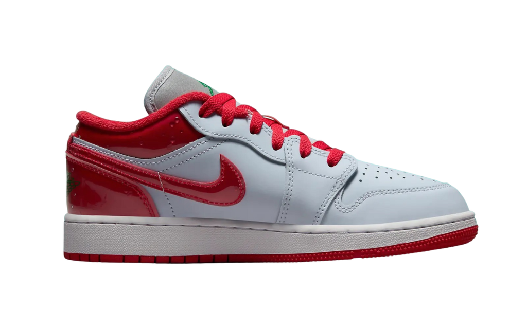 Air Jordan 1 Low GS Football Grey University Red - Image 3