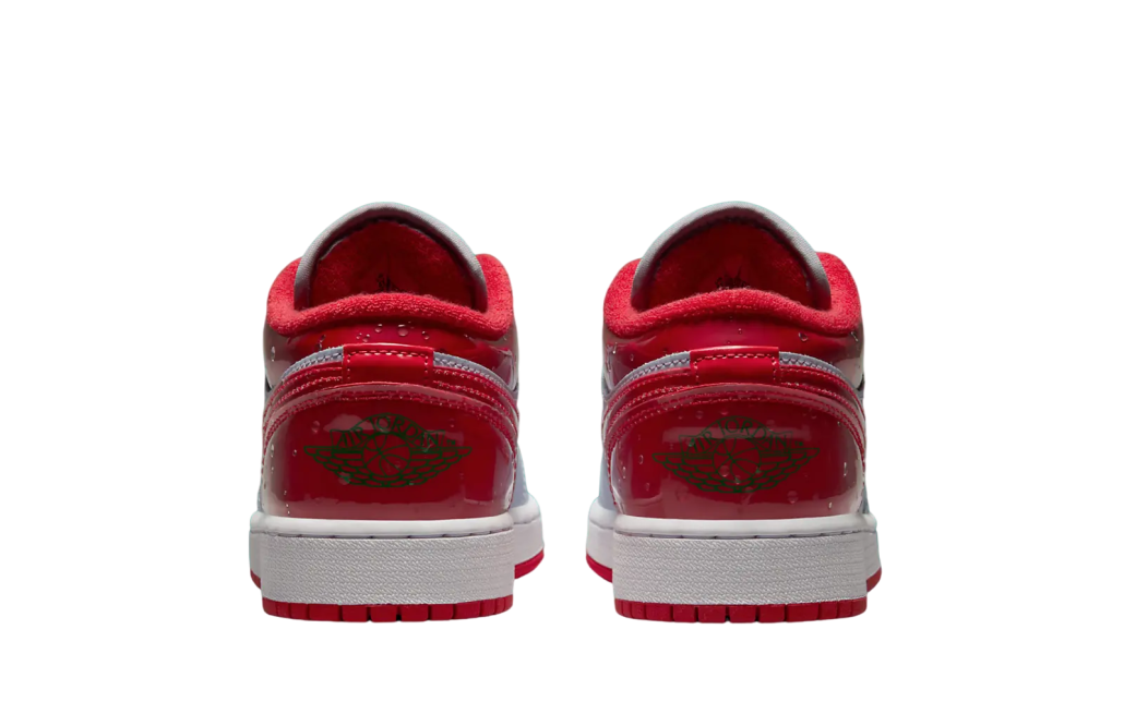 Air Jordan 1 Low GS Football Grey University Red - Image 5