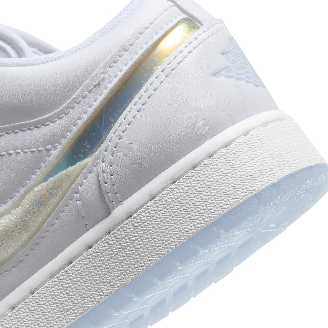 Air Jordan 1 Low GS Glitter Swoosh - Image 8