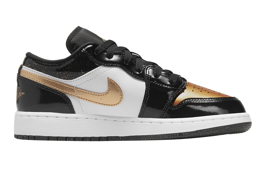Air Jordan 1 Low GS Gold Toe - Image 3
