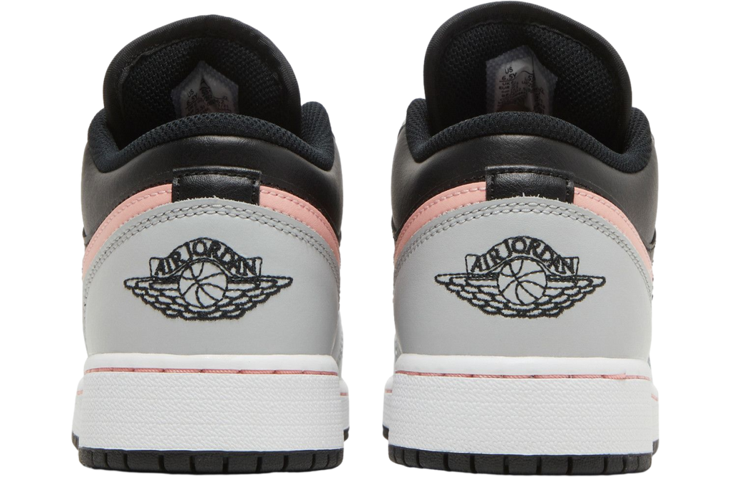 Air Jordan 1 Low GS Grey Fog Bleached Coral - Image 4