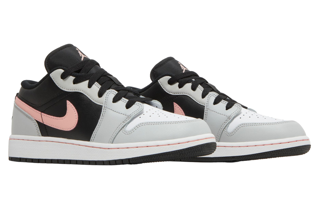 Air Jordan 1 Low GS Grey Fog Bleached Coral - Image 5