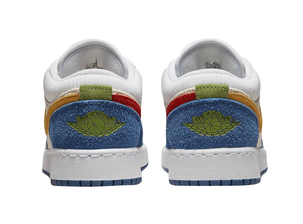 Air Jordan 1 Low GS Mismatched White Blue - Image 5