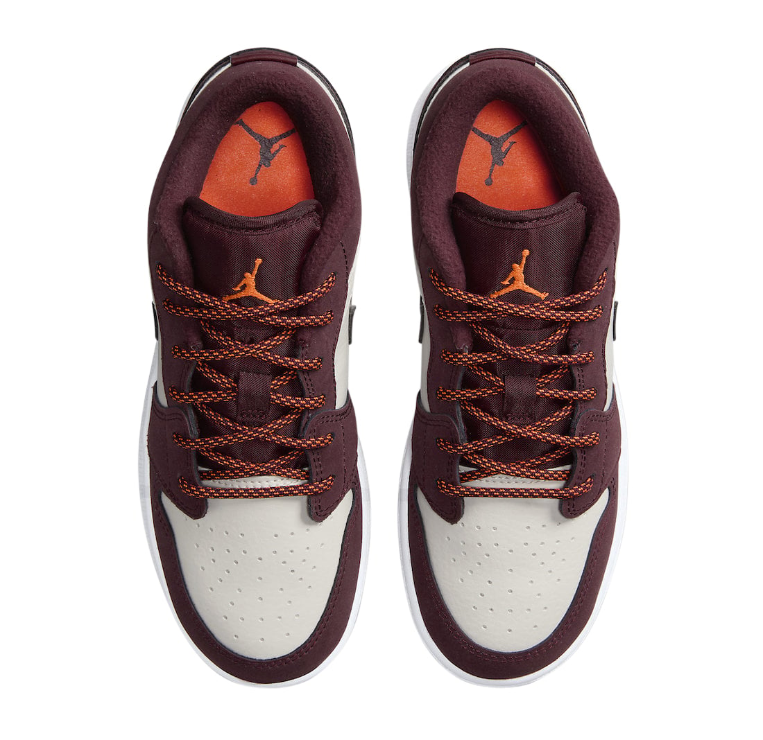 Air Jordan 1 Low GS Night Maroon - Image 4