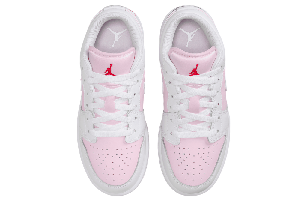 Air Jordan 1 Low GS Pink Foam / Fire Red - Image 4