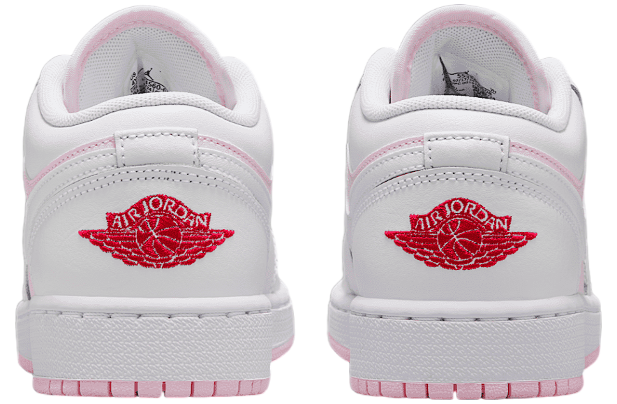Air Jordan 1 Low GS Pink Foam / Fire Red - Image 6