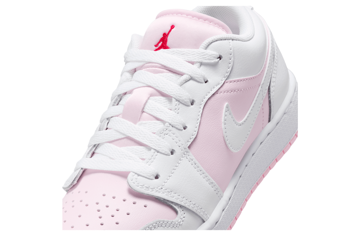 Air Jordan 1 Low GS Pink Foam / Fire Red - Image 7