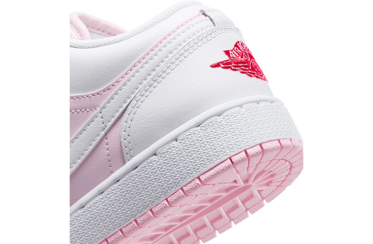 Air Jordan 1 Low GS Pink Foam / Fire Red - Image 8