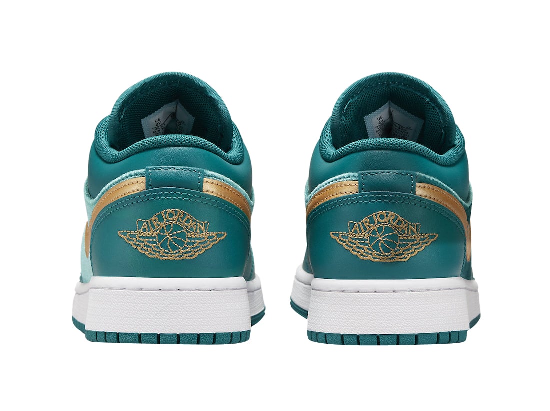 Air Jordan 1 Low GS Velvet Geode Teal - Image 5